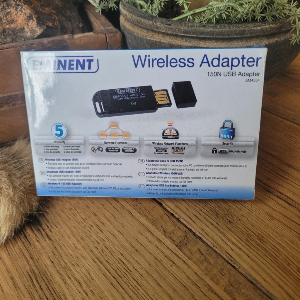Eminent 150N USB Adapter / wifi improvement!., Ophalen of Verzenden, Nieuw, Eminent