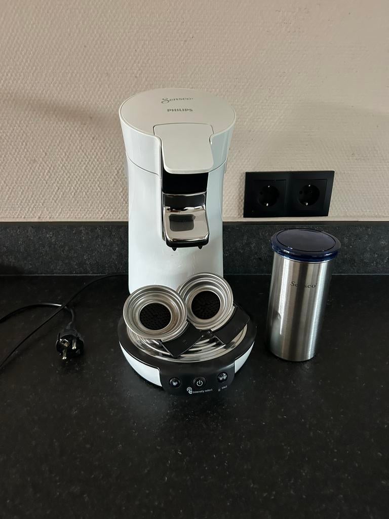 Senseo Philips Wit, Koffiemachine, Ophalen of Verzenden, Zo goed als nieuw, 1 kopje