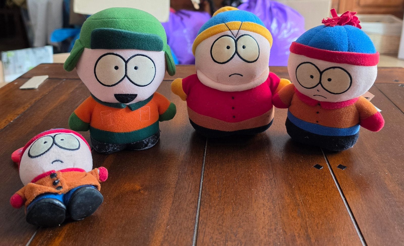 South Park Knuffels - Set van 4 (o.a. Stan, Kyle, Cartman, Ophalen of Verzenden, Gebruikt