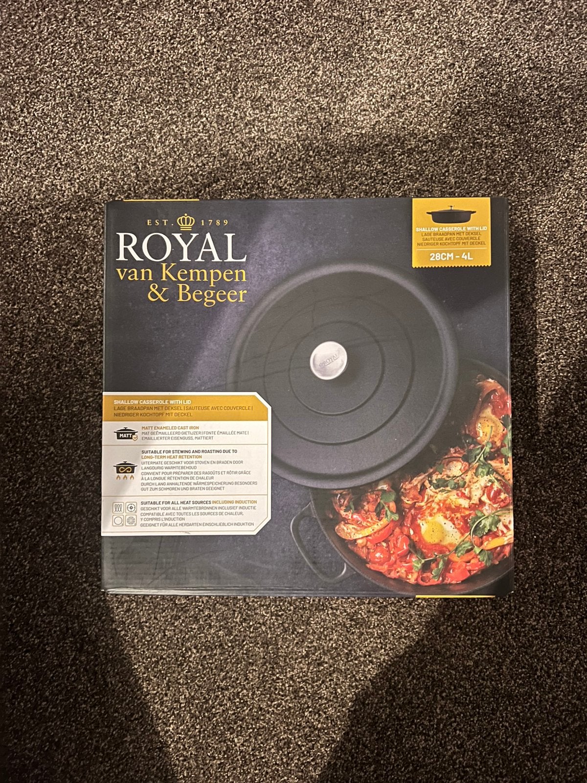Royal braadpan, Huis en Inrichting, Keuken | Potten en Pannen, Ophalen of Verzenden, Nieuw, Steen/keramiek, Braadpan