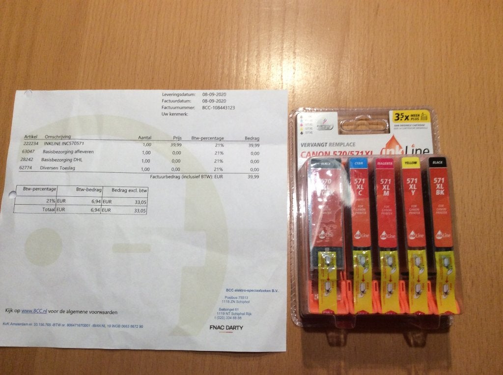 inktcardridges, Ophalen of Verzenden, Nieuw, Cartridge, Canon