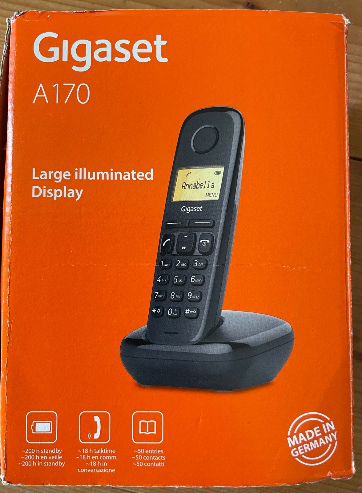 Gigaset A170 DECT telefoon, Ophalen of Verzenden, Nieuw, 1 handset, Stralingsarm