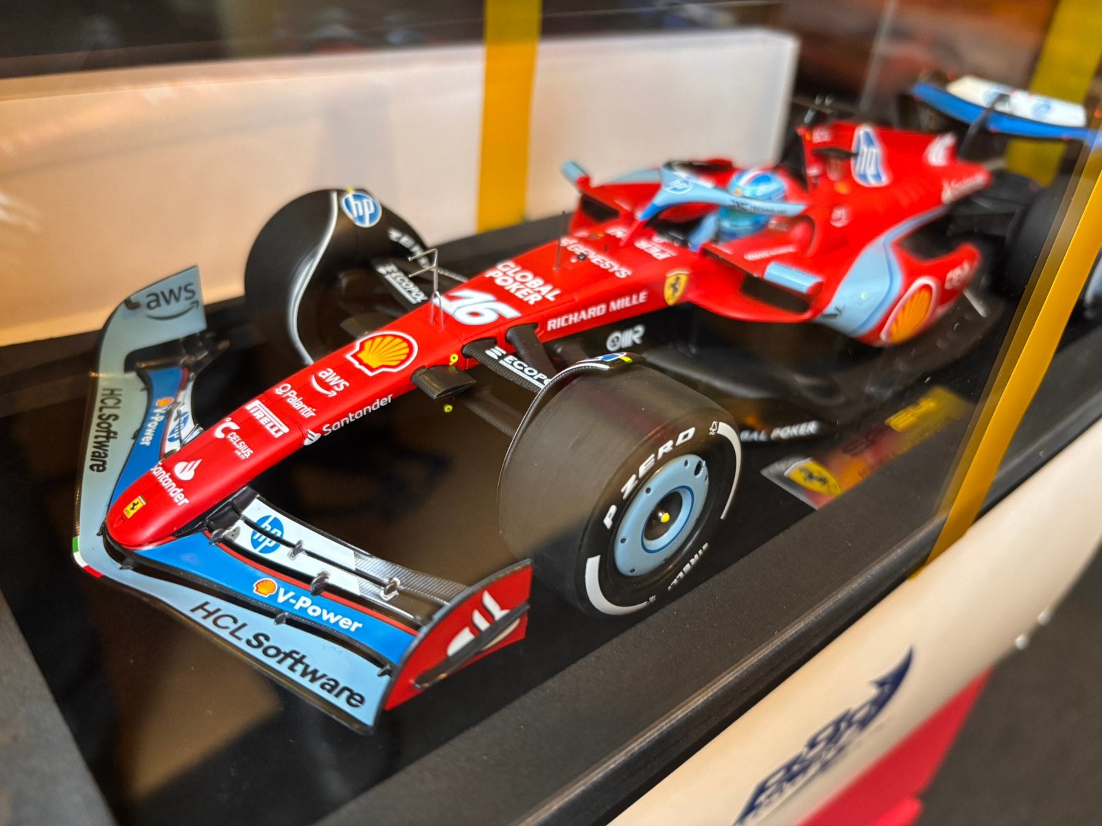 Ferrari SF-24 Miami GP Leclerc Looksmart 1:18, Overige merken, ., Looksmart, Nieuw