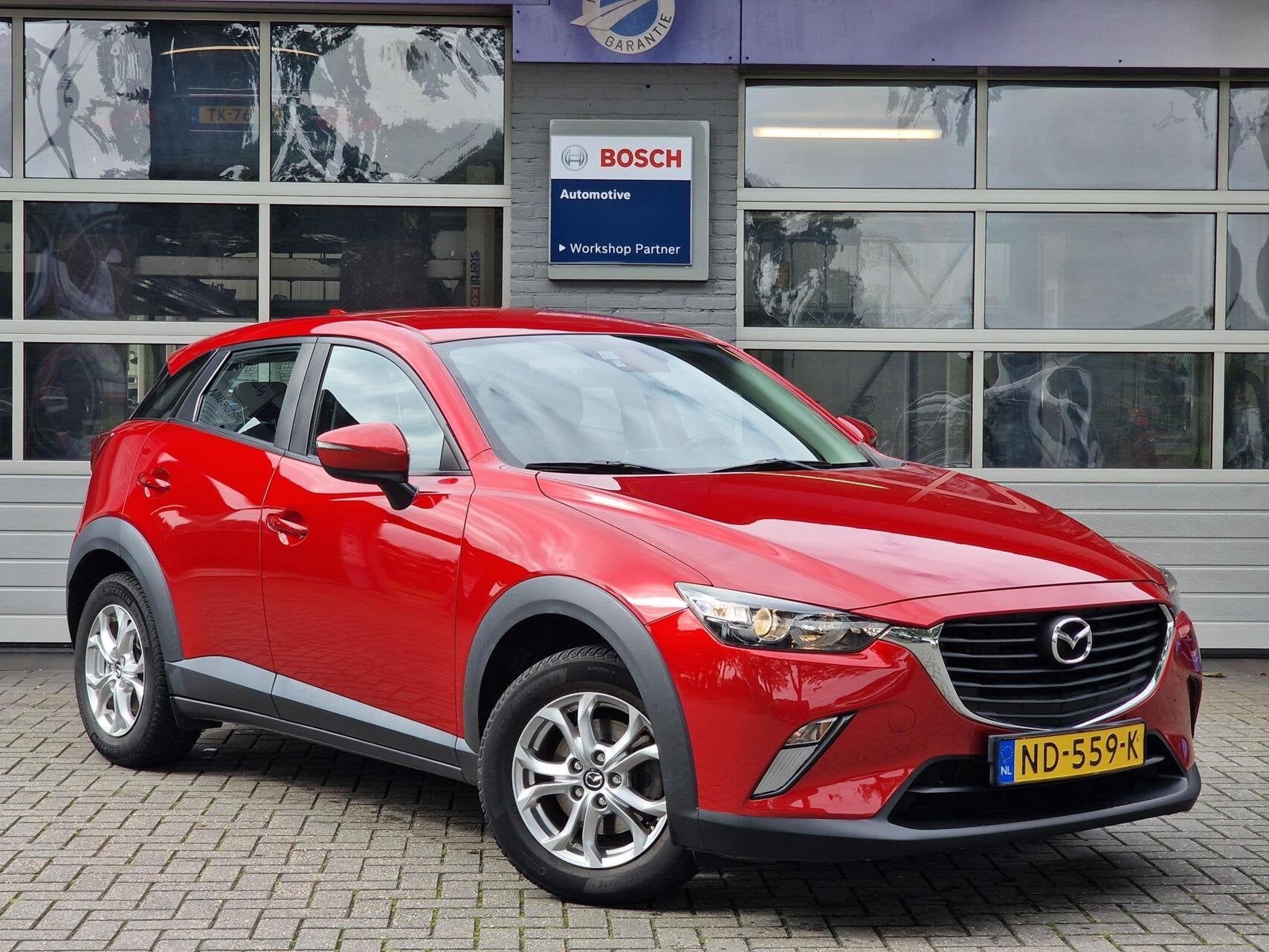 Mazda CX-3 2.0 SkyActiv-G 120 TS|Trekhaak|Clima|Navi|PDC|, Voorwielaandrijving, 1998 cc, Gebruikt, Euro 6
