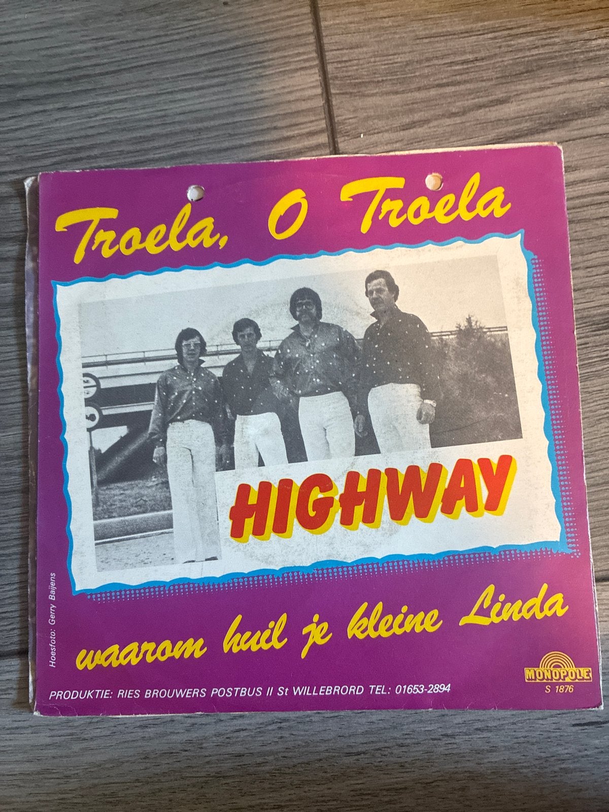 Highway - Troela, O Troela / Waarom huil je kleine Linda, Gebruikt, 7 inch, EP, Schlager