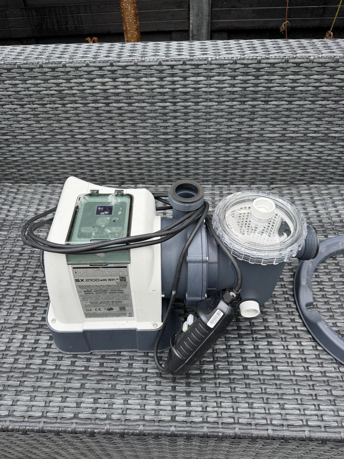 Intex Zwembadpomp SX2100 met WiFi - Zandfilterpomp, Ophalen of Verzenden, Zo goed als nieuw, Zwembadpomp