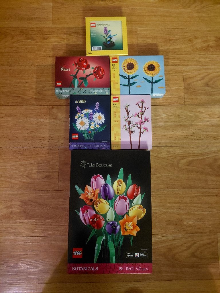 Ter overname Lego Botanicals bundel, nieuw en gesealed., Overige thema's, Lego, Nieuw, Ophalen of Verzenden