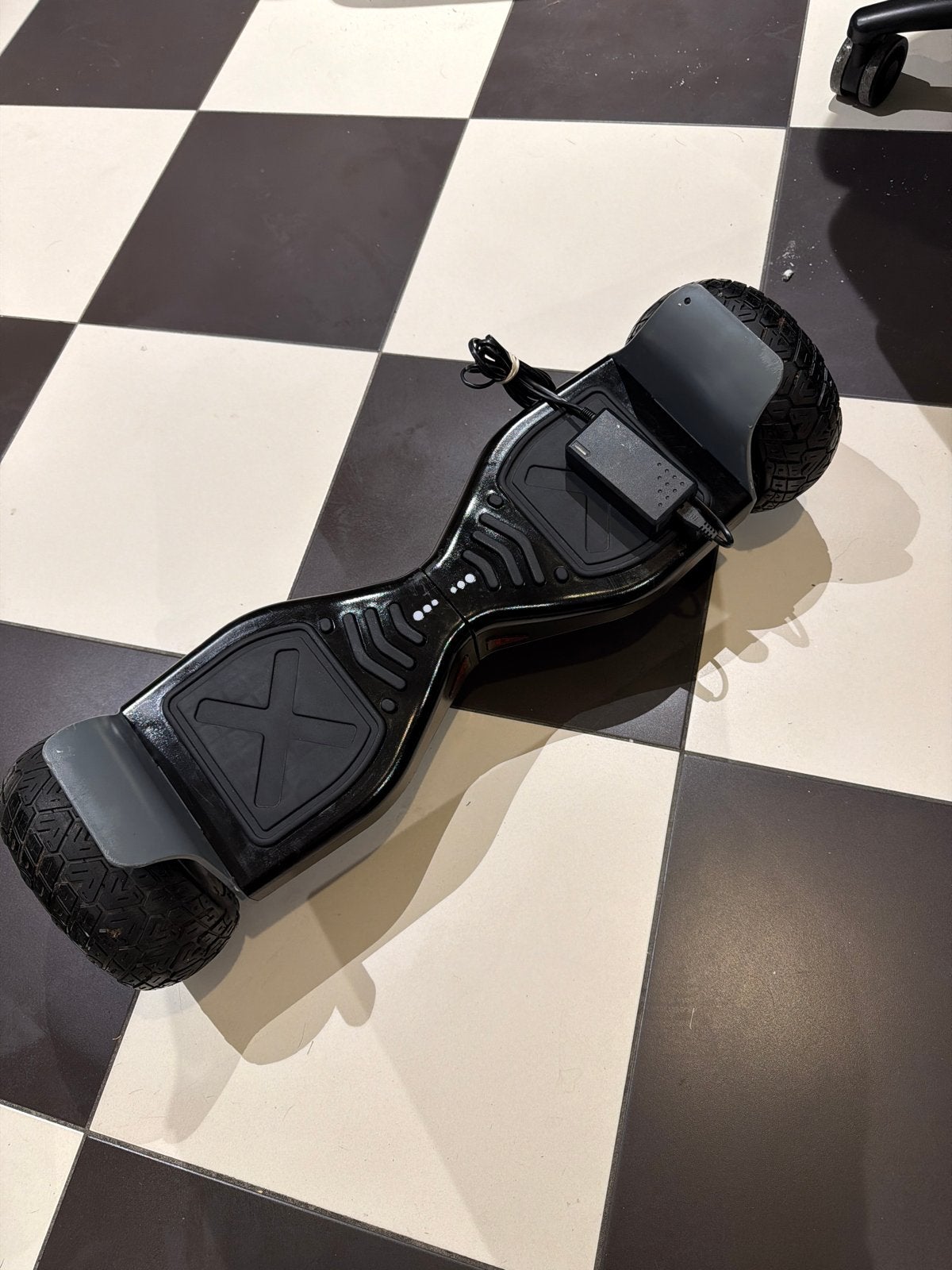 Hoverboard met terreinbanden - Zwart/Grijs, Ophalen, Gebruikt, Overige typen