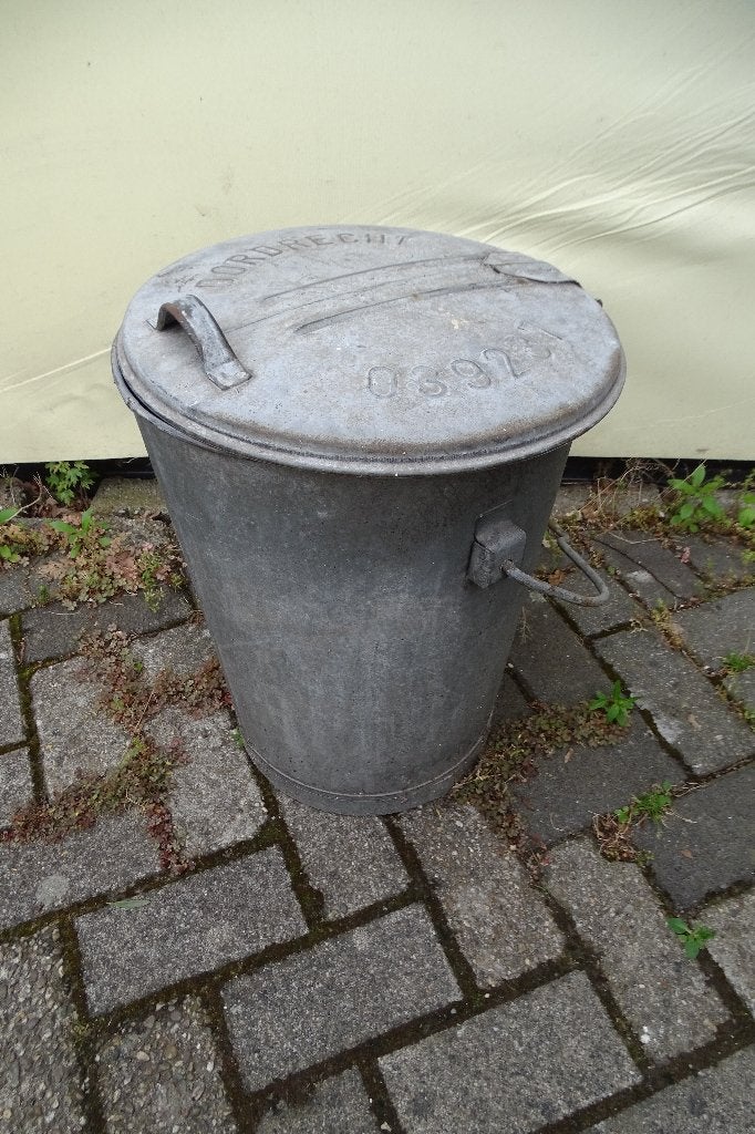 Zinken vuilniemmer, Tuin en Terras, Ophalen, Gebruikt, Minder dan 60 cm, Rond