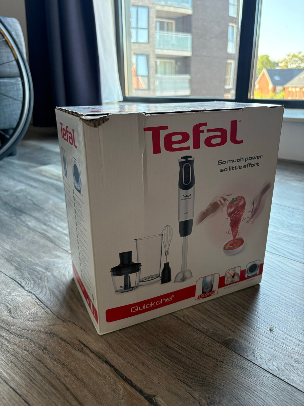 Tefal Quickchef staafmixer 1000W - Nieuw in doos, Ophalen, Nieuw, Blender
