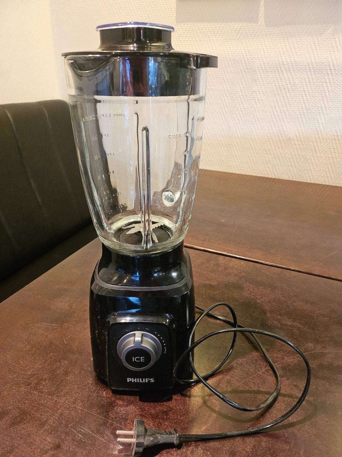 Philips HR2170 Blender met Glazen Kan - 600W, Ophalen, Zo goed als nieuw, Blender