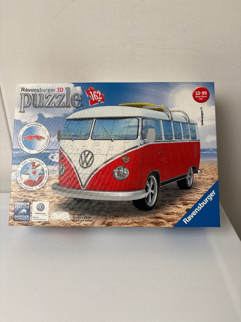 Puzzel 3d Volkswagen bus, Ophalen of Verzenden, Minder dan 500 stukjes, Zo goed als nieuw, Rubik's of 3D-puzzel