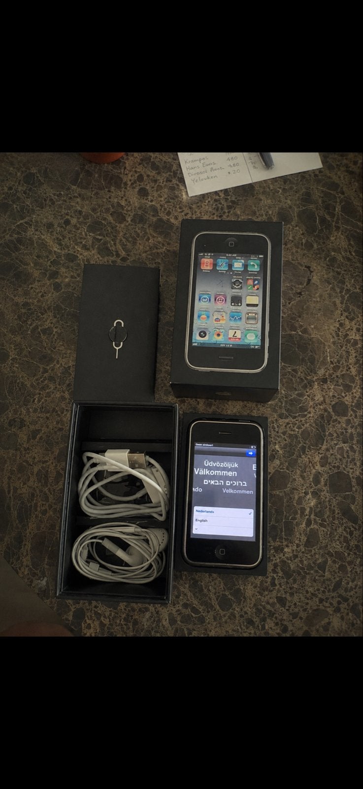 Apple iPhone 3GS - Compleet in originele doos, Gebruikt, Ophalen of Verzenden, 8 GB, Zonder simlock