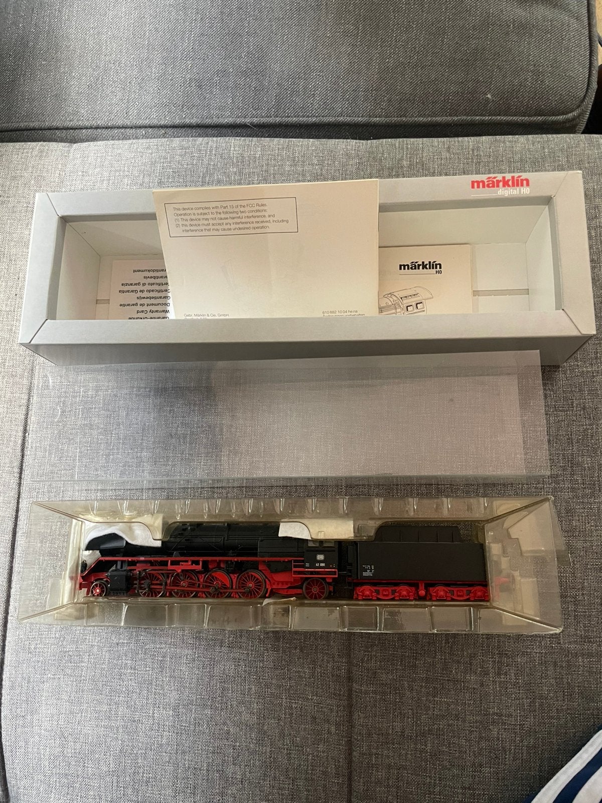 Marklin 37921 FX Sound BR 41 stoomlok nieuwstaat, Wisselstroom, Locomotief, Ophalen of Verzenden, Zo goed als nieuw