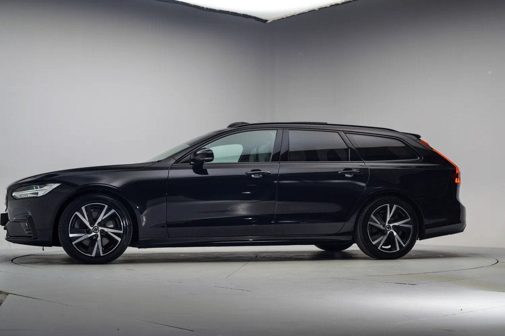 Volvo V90 T4 R-design Aut [ Half-leder Panoramadak Apple / A, Auto's, Volvo, Automaat, 4 cilinders, Zwart, Origineel Nederlands