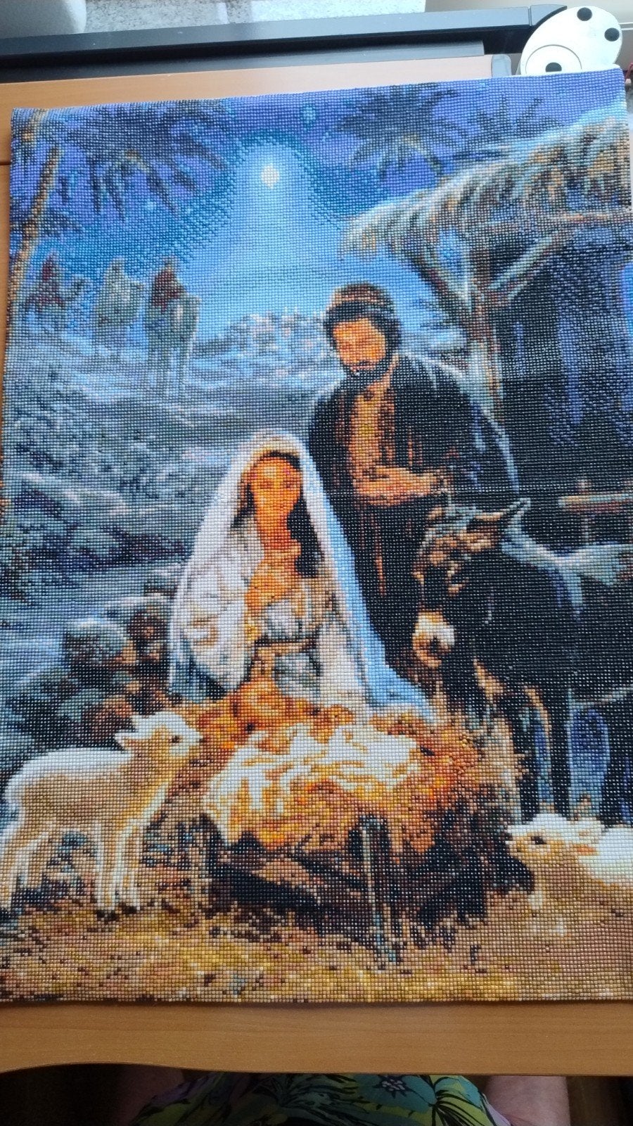 Diamond painting Kerst, Ophalen of Verzenden, Nieuw, Borduurpakket