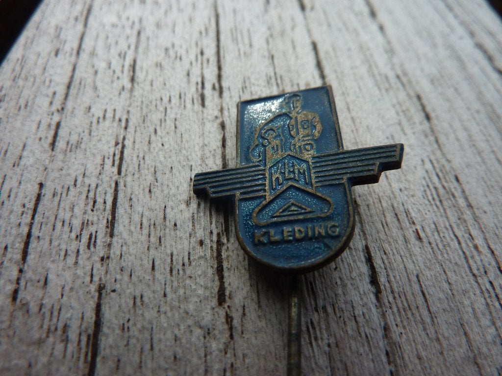 Vintage KLM Kleding Speldje - Uniek Verzamelobject, Verzamelen, Ophalen of Verzenden, Gebruikt, Merk, Speldje of Pin