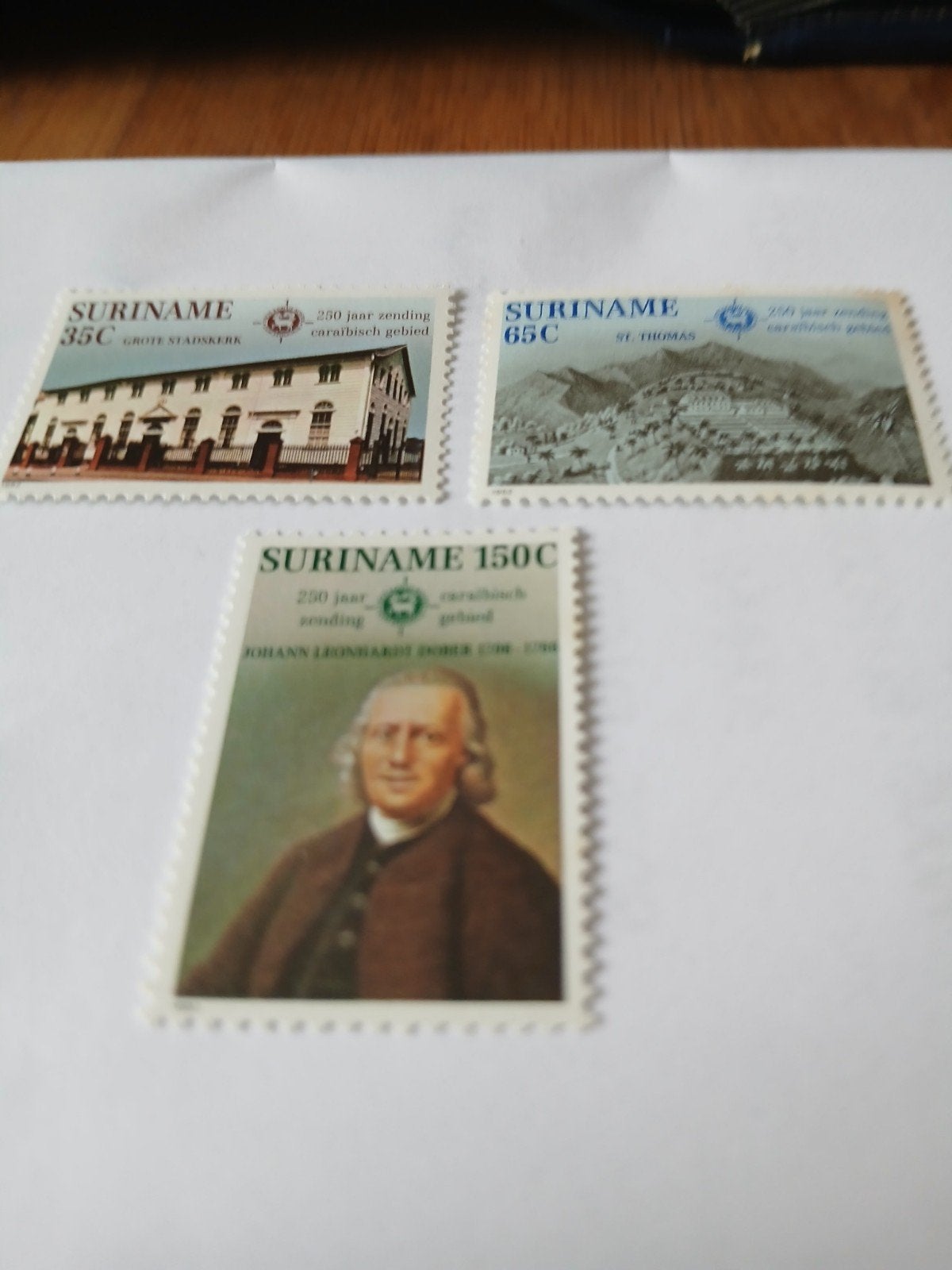Suriname serie uit 1982 catnr 318/20, Ophalen of Verzenden