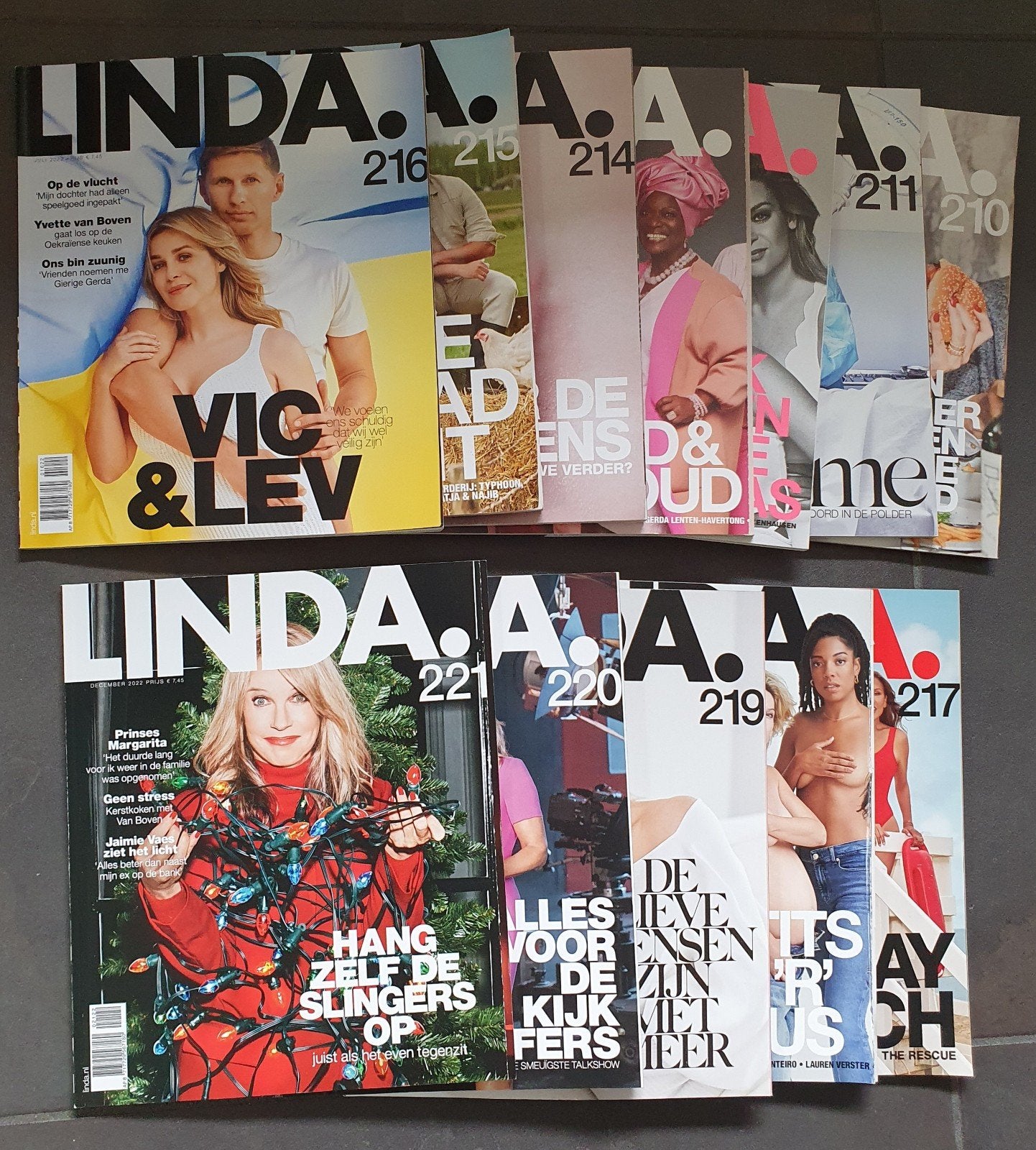 Linda! Magazine 12 stuks, Ophalen of Verzenden, Zo goed als nieuw, Damesbladen