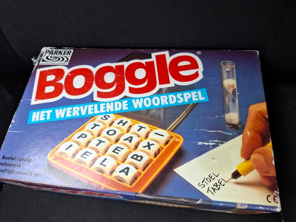 Boggle, Hobby en Vrije tijd, Gezelschapsspellen | Bordspellen, Een of twee spelers, Ophalen of Verzenden, Gebruikt, Parker