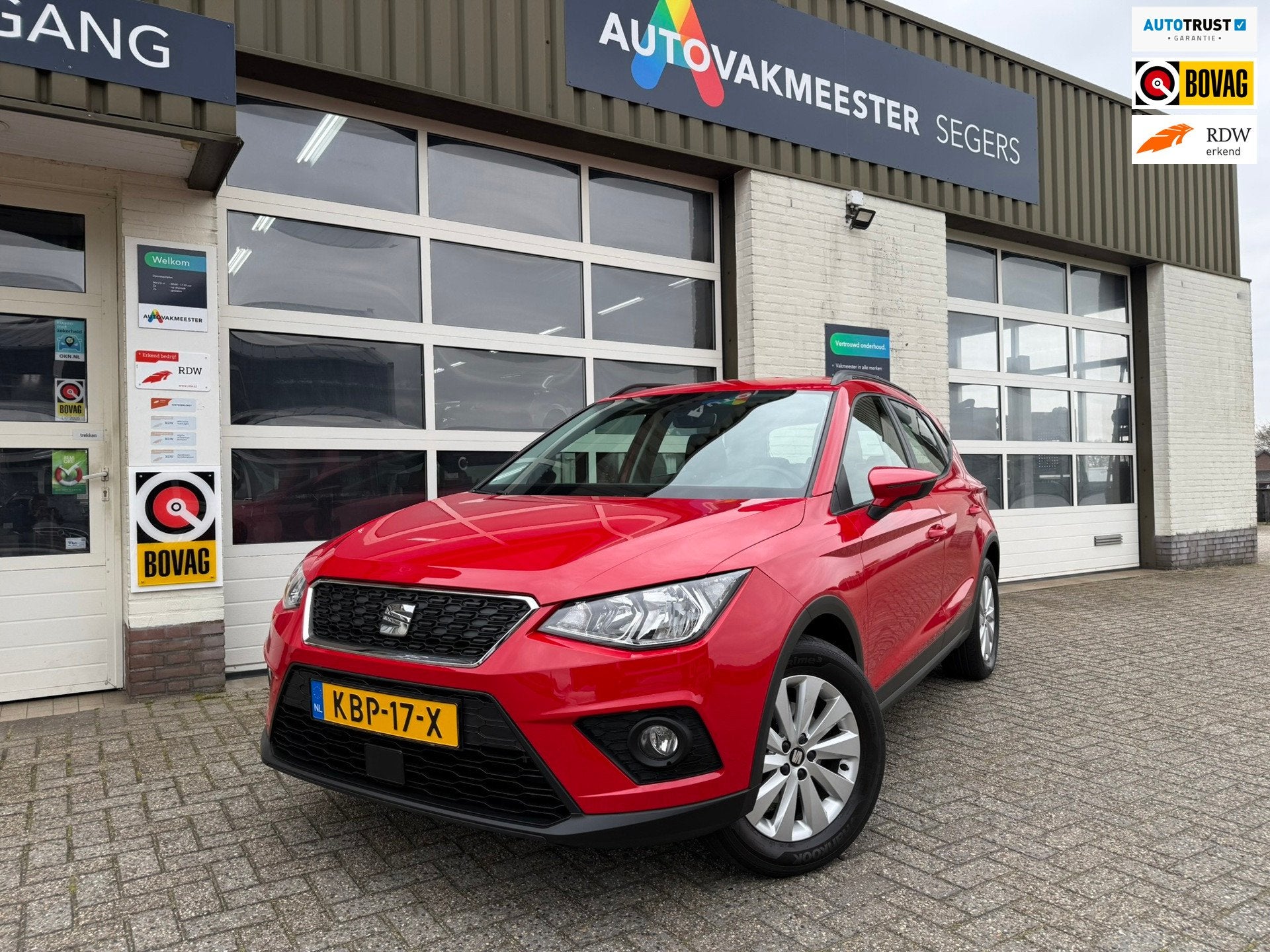 Seat ARONA 1.0 TSI Style Business Intense|Appel carplay|Andr, Auto's, Stof, Gebruikt, 95 pk, Automatische klimaatregeling