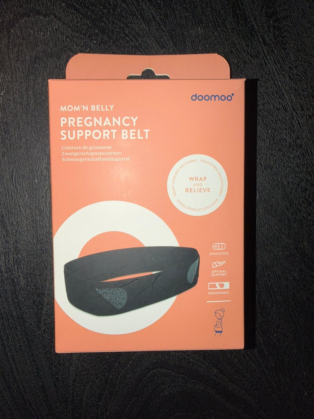 Doomoo bekken riem, Kleding | Dames, Riemen en Ceinturen, Verzenden, Zo goed als nieuw, Zwart, 100 cm of meer