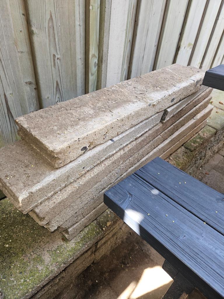 Gratis tuinbanden  opsluitbanden, Tuin en Terras, Ophalen, Gebruikt