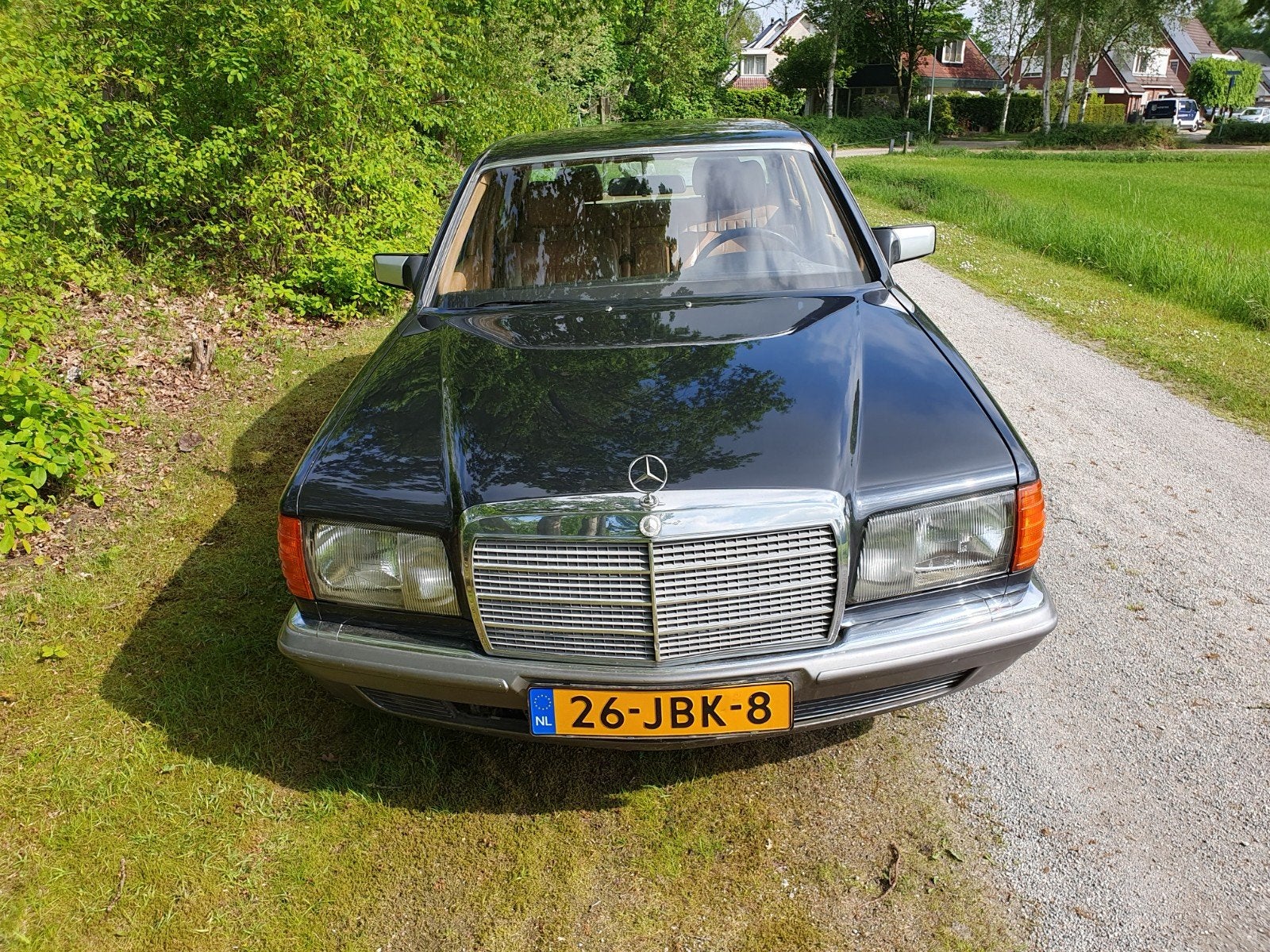 Mercedes-Benz 500 sel w126 1983 antracietgrijs, Auto's, 1730 kg, 231 pk, Particulier, Te koop
