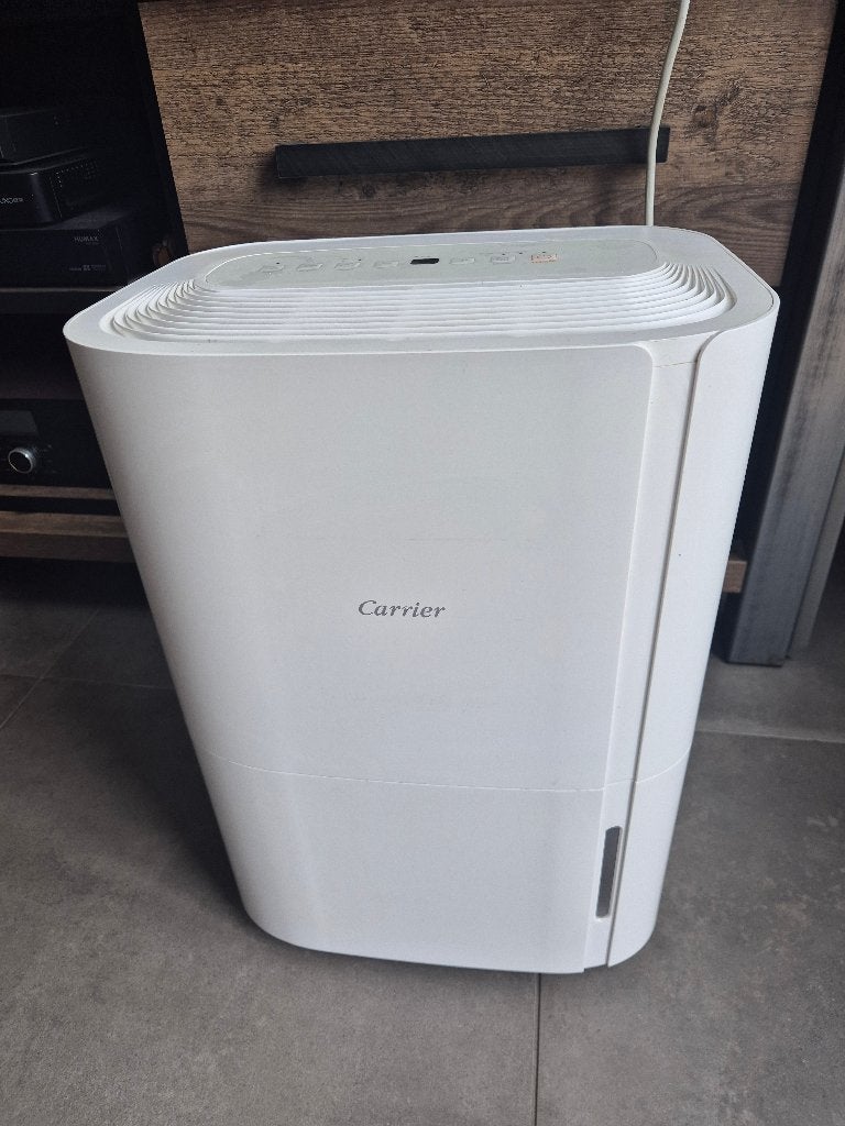 Carrier luchtontvochtiger - capaciteit 20 liter - Timer, Ophalen of Verzenden, Zo goed als nieuw, Luchtontvochter