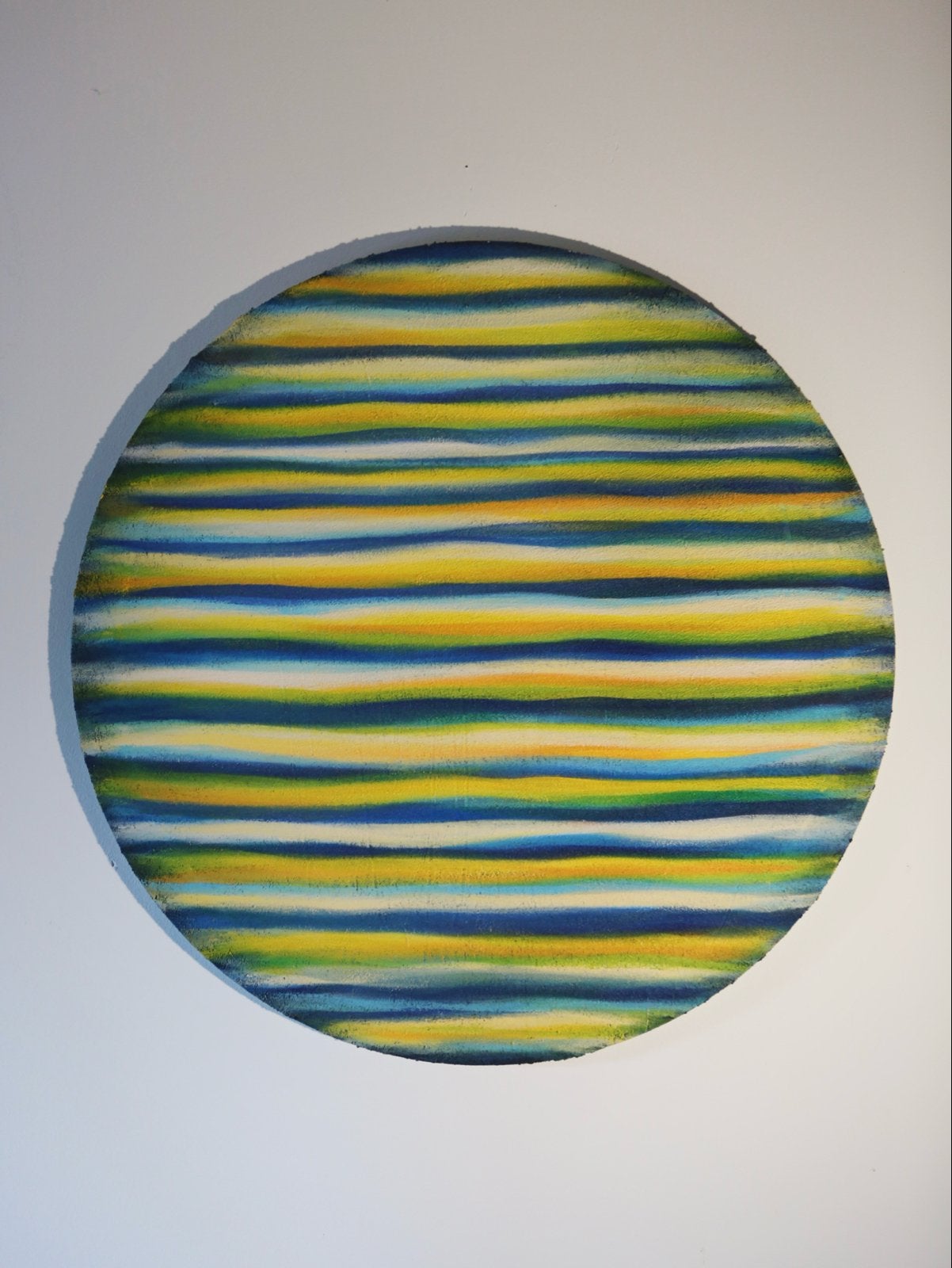 Abstract Rond Schilderij 60cm, Antiek en Kunst, Ophalen of Verzenden