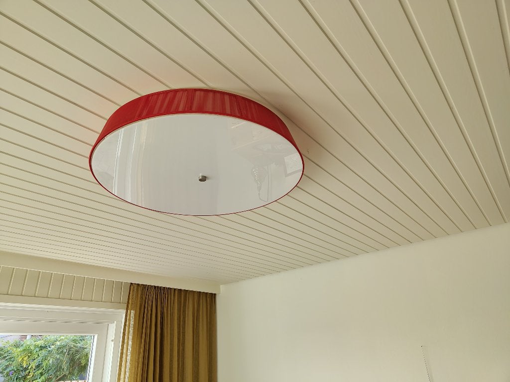 design plafonnière, Ophalen, 70 cm, Rood, Design