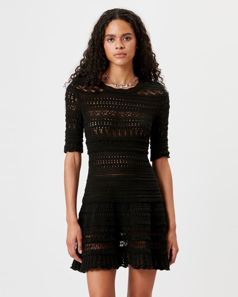 Isabel Marant Étoile-jurk. Maat 36, Verzenden, Zwart, Zo goed als nieuw, Maat 36 (S)