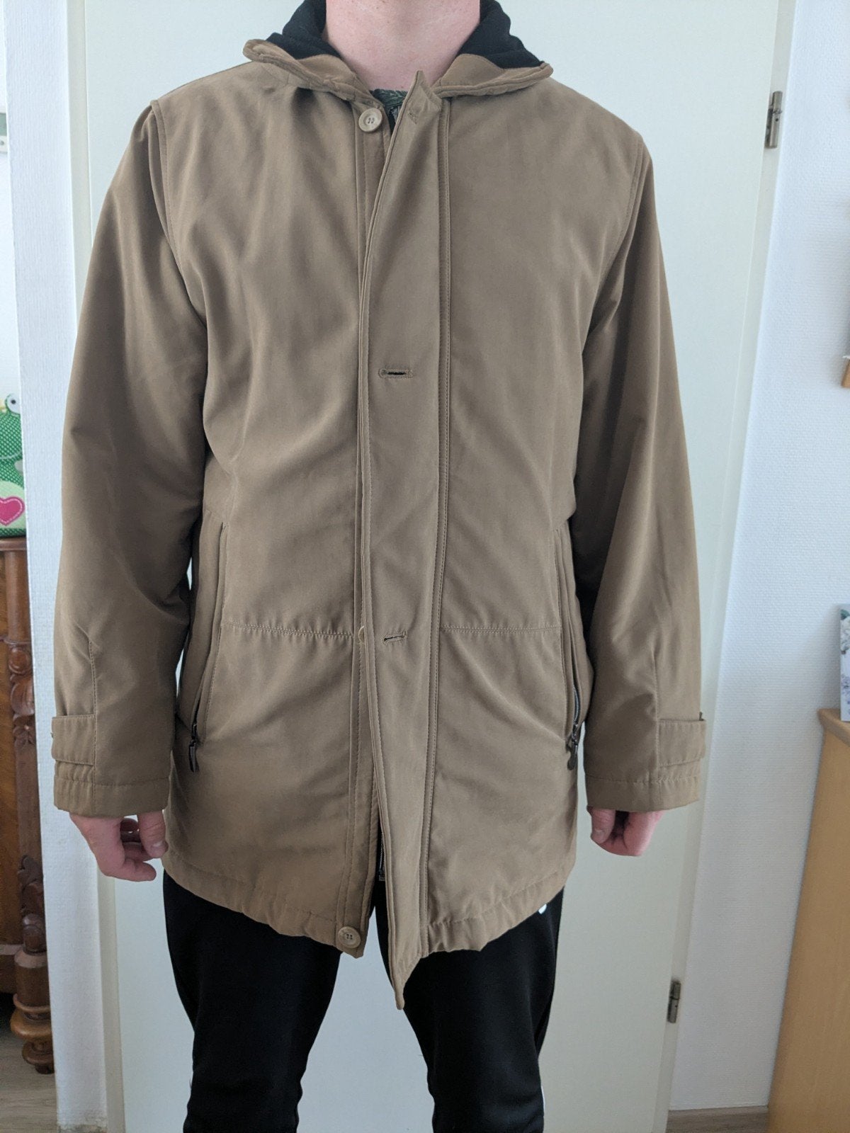 tussenjas, Kingfield, Bruin, Maat 48/50 (M), Ophalen of Verzenden