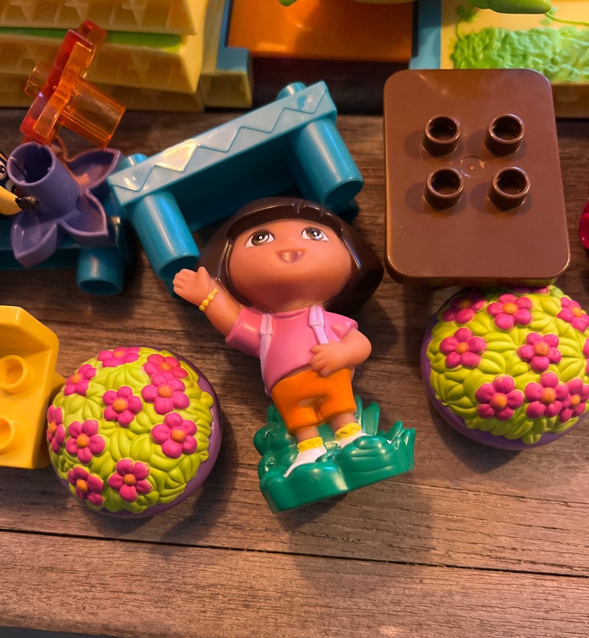 Mega Bloks Nickelodeon Junior Dora the Explorer speelset, Ophalen of Verzenden, Gebruikt, Megabloks