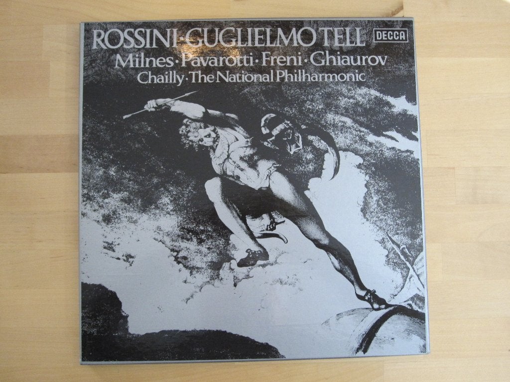 Pavarotti (decca) 4 lp box Rossini "Guglielmo Tell", Boxset, Opera of Operette, Ophalen of Verzenden, Zo goed als nieuw