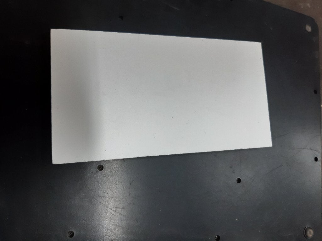 trespa 3 mm dik ca 30 x 80 cm creme  per stuk 50 cent, Ophalen, Nieuw, Kunststof, Overige typen