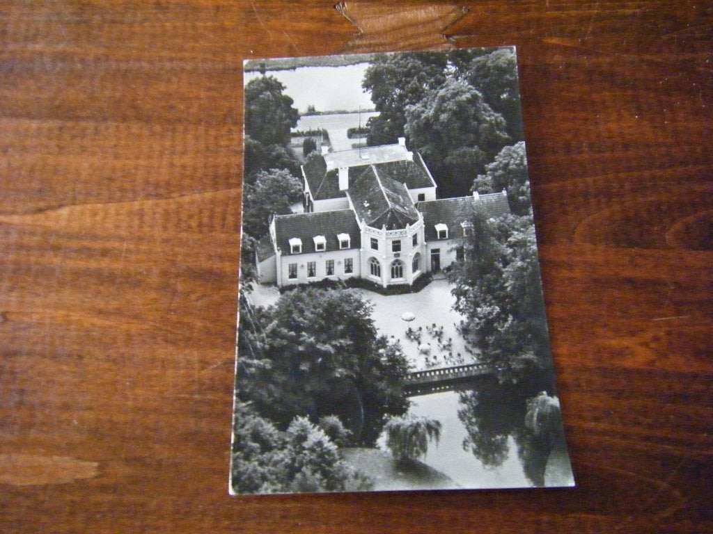 C41 - Appingedam - Luchtfoto Ekenstein - Mooi/Oud, Ophalen of Verzenden, 1960 tot 1980, Groningen