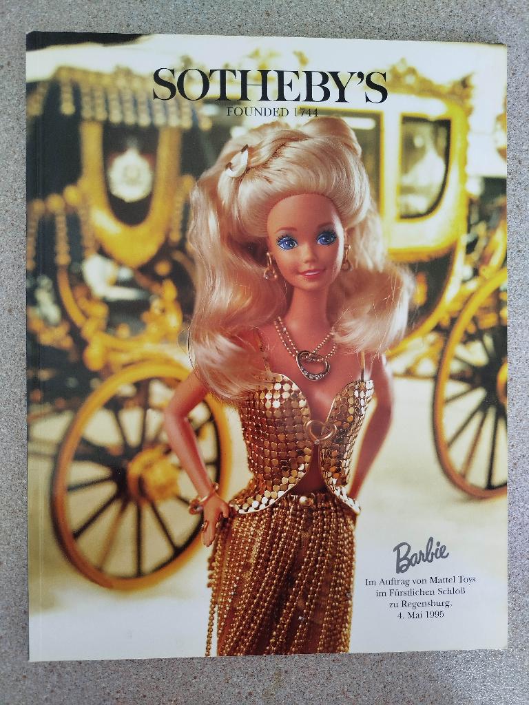 Sotheby's catalogus Barbie Schloss zu Regensburg 1995, Ophalen of Verzenden, Gebruikt, Overige typen