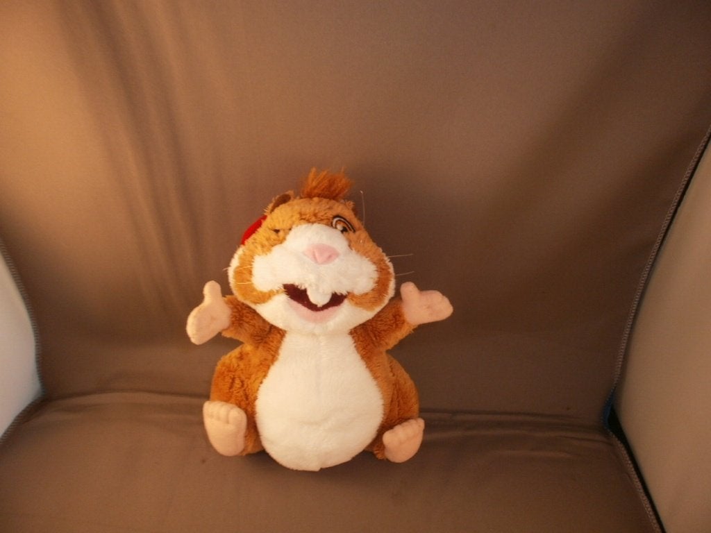 ah hamster kleine jongen met pet knipoog wit bruin en pet, Albert Heijn, Hamster, Ophalen of Verzenden, Zo goed als nieuw