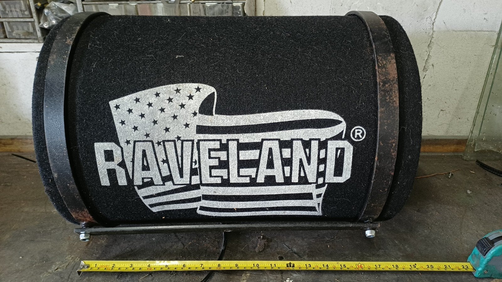 raveland boombox versterker subwoofer speaker, Ophalen