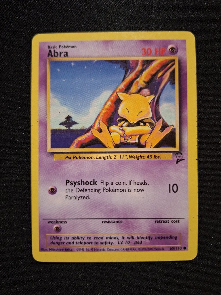 Abra #065 (Base Set 2), Verzenden, Gebruikt, Losse kaart