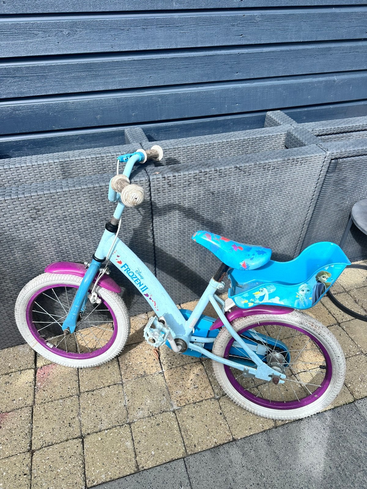 Frozen fiets 16 inch, Fietsen en Brommers, Fietsen | Kinderfietsjes, Ophalen, Gebruikt