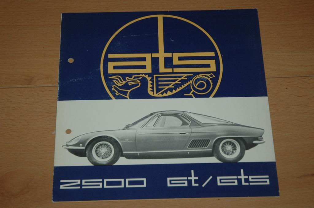 ATS 2500 GT/GTS   -  Folder - Brochure, Gelezen, Ophalen of Verzenden, A.T.S., Ferrari