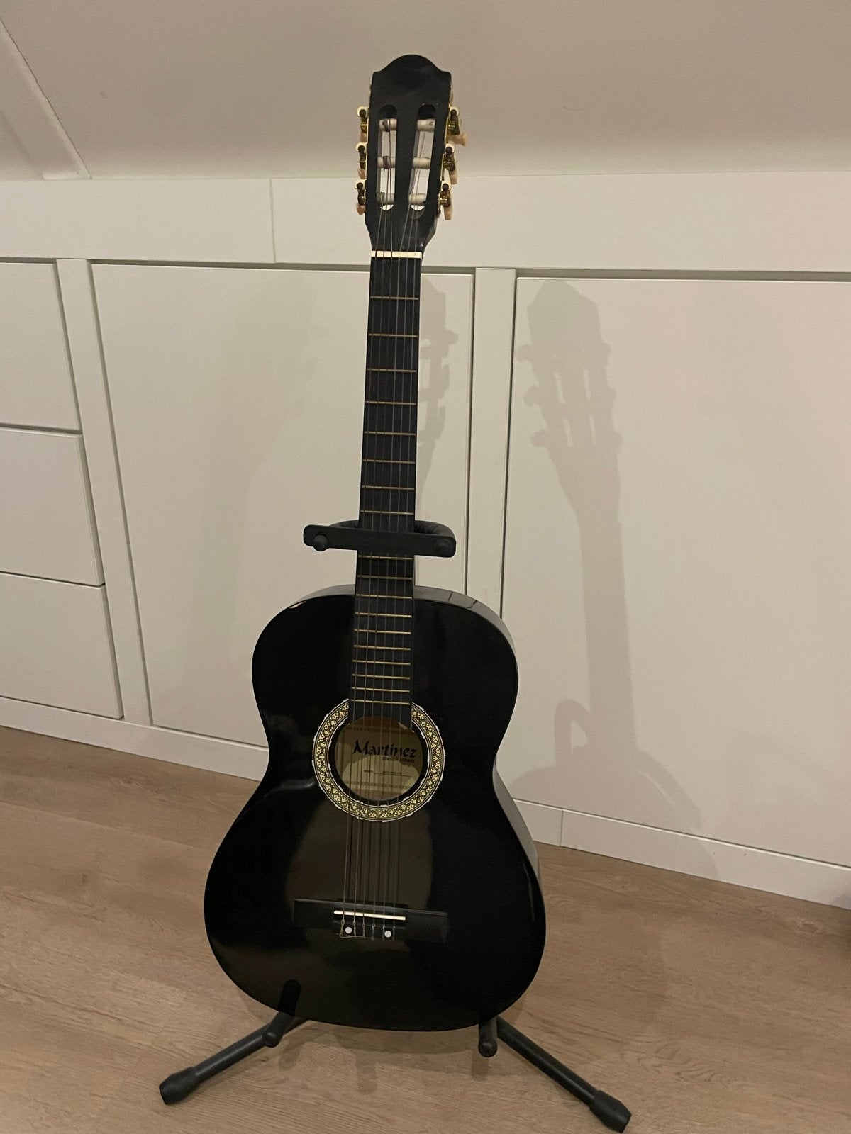 3/4 Martinez Spaanse gitaar - Zwart, Ophalen, Gebruikt, Klassieke of Spaanse gitaar