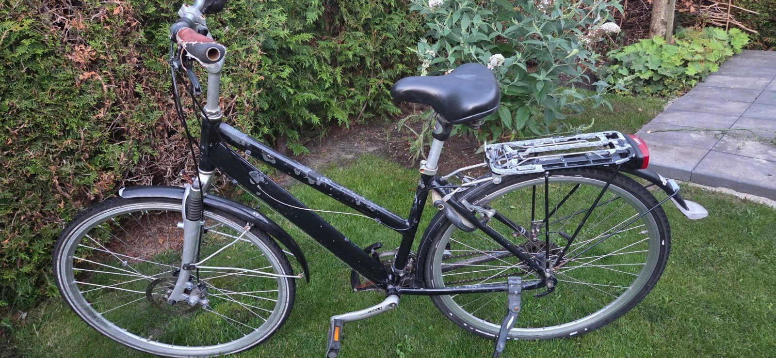 Dames stationsfiets, Fietsen en Brommers, Fietsen | Dames | Damesfietsen, Ophalen, Gebruikt, Overige merken