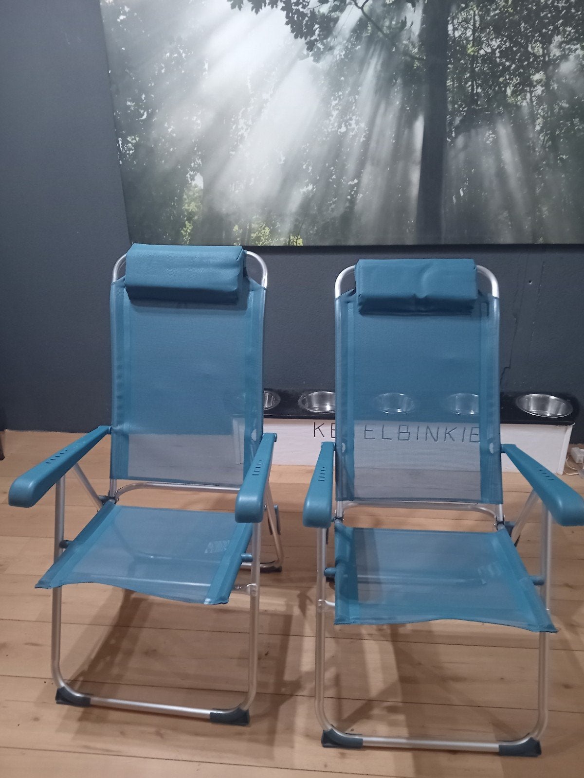 Lichtgewicht opvouwbare campingstoelen - Set van 2, Ophalen of Verzenden, Gebruikt, Campingstoel