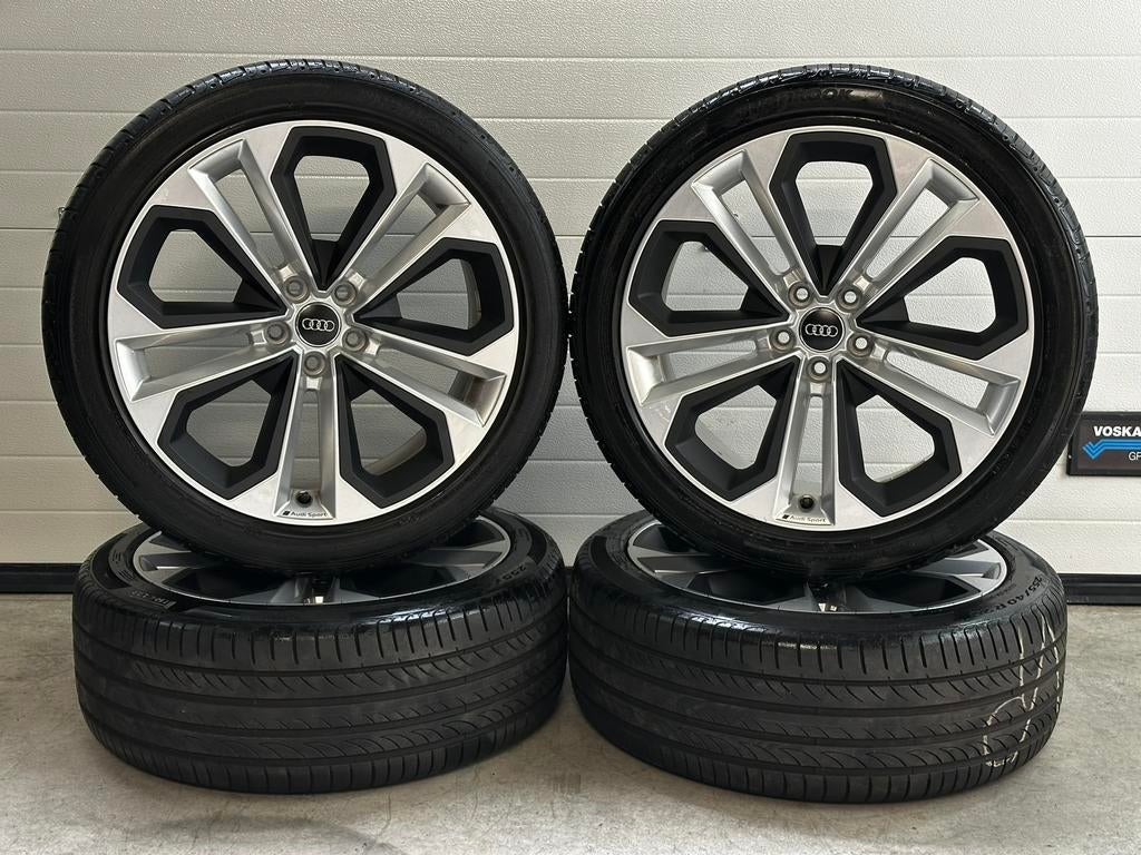 Originele 20 inch 5x112 Audi Q3 RSQ3 Velgen & Banden, Gebruikt, 255 mm, Banden en Velgen, Ophalen of Verzenden