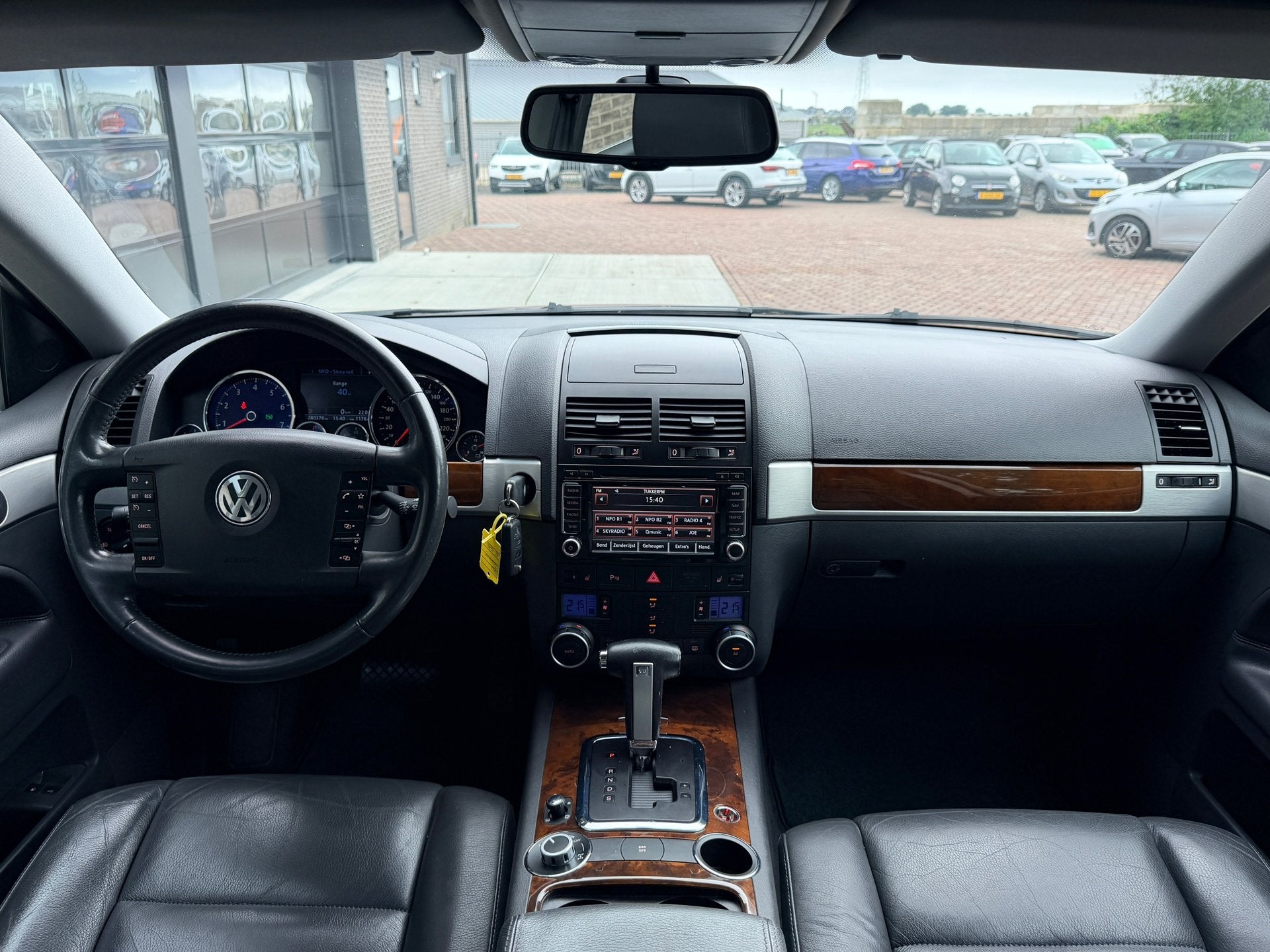 Volkswagen Touareg 3.6 V6 FSI Highline | Leer | Stoelver | C, Automaat, Gebruikt, Zwart, Zwart