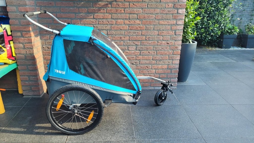 Thule Coaster x2 fietsaanhanger met accesoires, Ophalen, Opvouwbaar, Minder dan 20 kg, Zo goed als nieuw