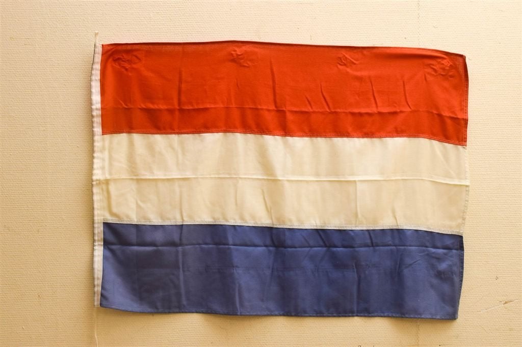 Nederlandse vlag 50484, Ophalen of Verzenden, Gebruikt